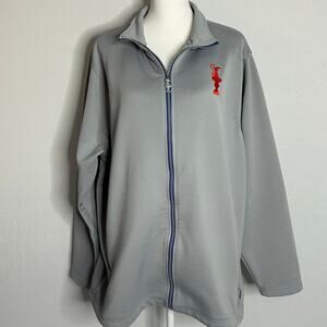 America’s Cup Gray Full Zip Jacket Men’s XL Mercer Cup Performance Logo